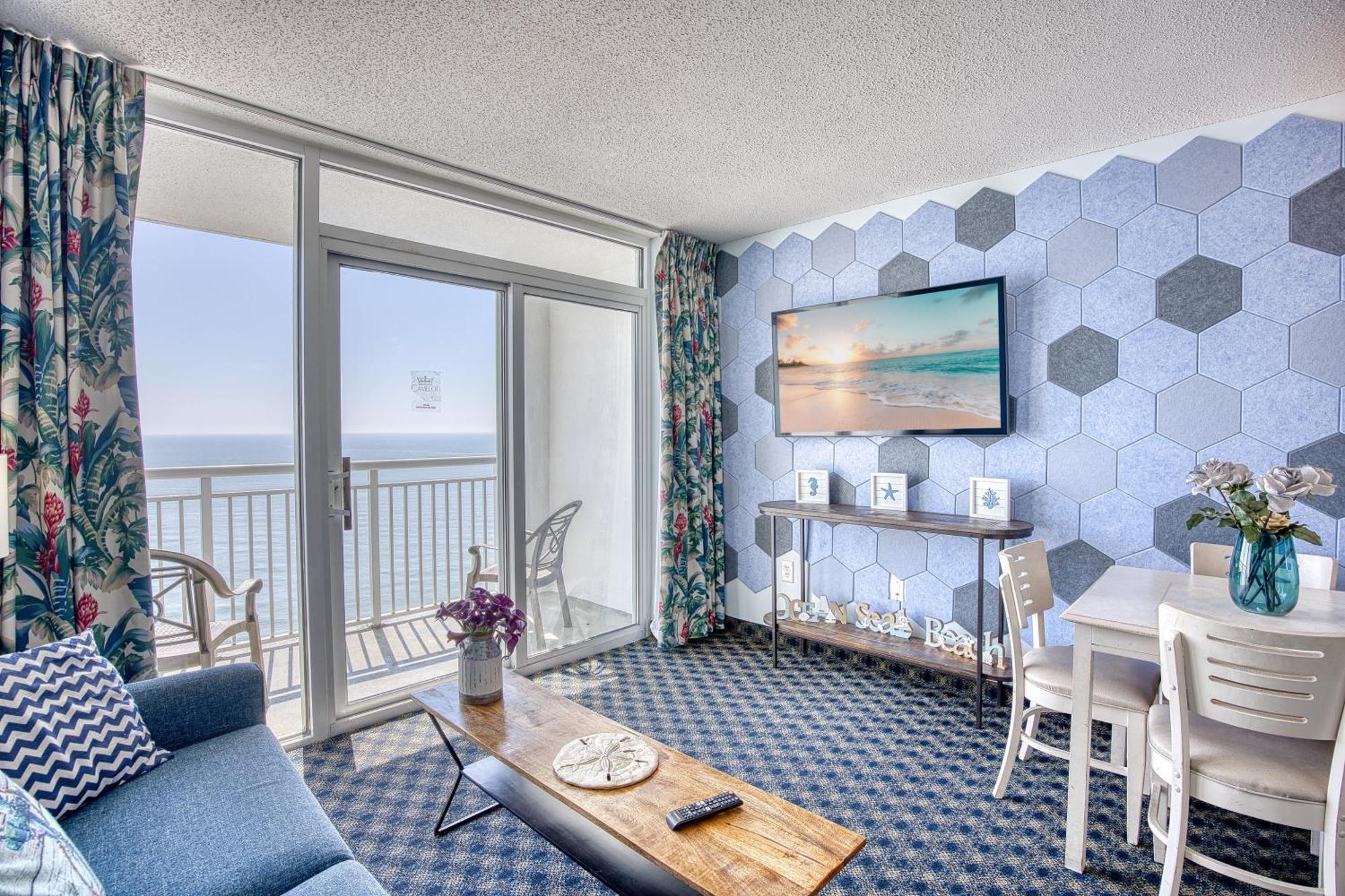 Oceanfront Beach Serenity Stay Мертл-Біч Екстер'єр фото
